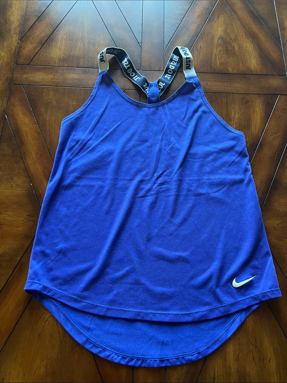 Nike Women’s Royal Blue Athletic Tank with Branded Straps